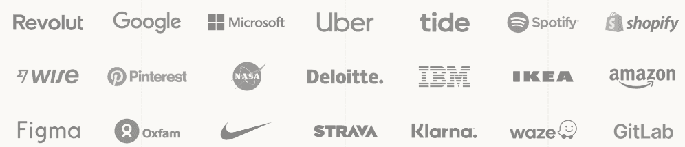 Companies whose teams study with Exampractice